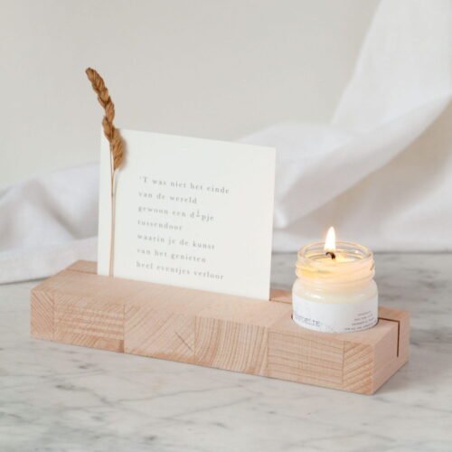 Hold it + houten houder
